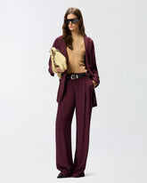 Maglia leggera a coste con trasparenze - | Pinko
