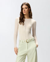 Maglia body con trasparenze - | Pinko