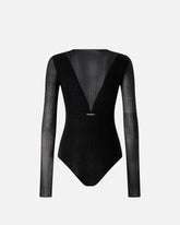 Maglia body con trasparenze - | Pinko