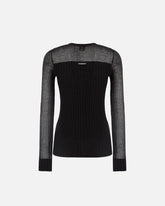 Cardigan in maglia leggera a coste - | Pinko