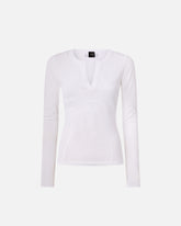 Maglia con girocollo aperto a V - | Pinko
