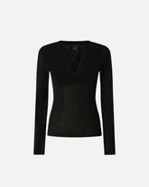 Maglia con girocollo aperto a V - | Pinko
