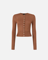 Cardigan con bottoni in madreperla - | Pinko
