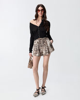 Cardigan con bottoni in madreperla - | Pinko