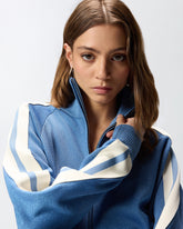 Sudadera con cremallera y logotipo Love Birds - | Pinko