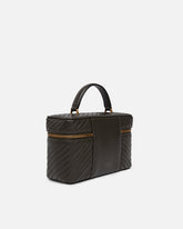Beauty case a tracolla medio in nappa chevron - | Pinko