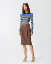 Maglia a righe multicolor - | Pinko