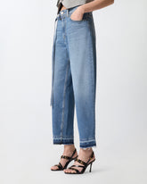Balloon jeans with worn effect - | Pinko