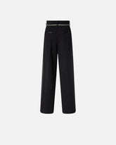 Trousers with jewel belt - | Pinko