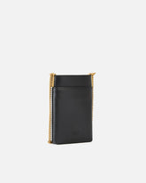 Leather smartphone case with shoulder strap - | Pinko