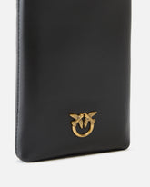 Custodia smartphone a tracolla in pelle - | Pinko