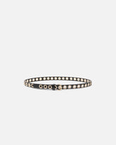 Cintura in pelle con occhielli gioiello 2 cm - | Pinko