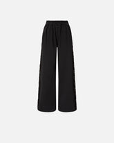 Denim jeans with lace side band - | Pinko