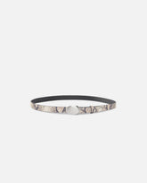 Cintura con stampa pitone e fibbia ovale 2 cm - | Pinko
