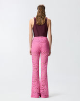 Pantaloni svasati in pizzo - | Pinko