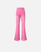 Pantaloni svasati in pizzo - | Pinko