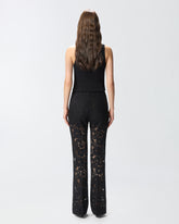 Flared lace trousers - | Pinko