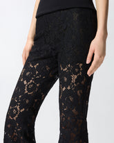 Flared lace trousers - | Pinko