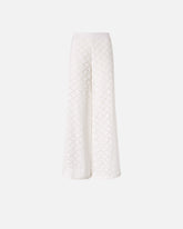 Pantaloni con motivo traforato - | Pinko