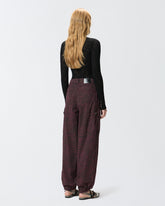 Pantalones globo con motivo animalier - | Pinko