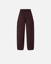 Pantaloni a palloncino con motivo animalier - | Pinko