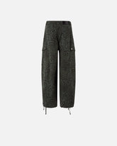 Balloon trousers with animal motif - | Pinko