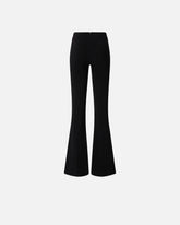 Pantaloni con rose gioiello ricamate - | Pinko