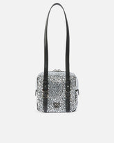 Borsa a tracolla piccola Cubic Bag full strass - | Pinko