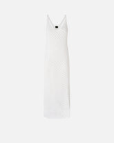 Abito midi effetto crochet con paillettes - | Pinko