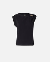 Top ze złotym detalem - | Pinko