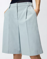 Bermuda con piega stirata - | Pinko