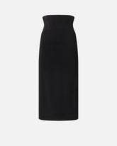 Gonna midi con vita a bustino - | Pinko