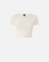 Top bustier con maniche corte - | Pinko