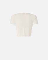 Top bustier con maniche corte - | Pinko