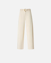 Pantalones con cinturón - | Pinko