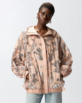 Bomber con ricamo floreale in paillettes - | Pinko