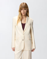 Veste droite effet rustique - | Pinko