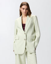 Giacca monopetto effetto rustico - | Pinko
