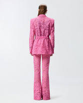 Blazer in pizzo con bottoni gioiello - | Pinko