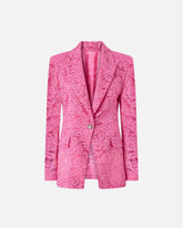 Blazer in pizzo con bottoni gioiello - | Pinko