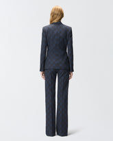 Giacca con motivo geometrico e floreale - | Pinko
