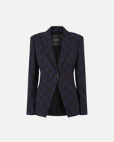 Giacca con motivo geometrico e floreale - | Pinko