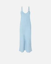Abito slipdress midi con spalline decorate - | Pinko