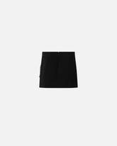 Minigonna con rosa gioiello ricamata - | Pinko