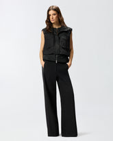 Piumino smanicato con coulisse - | Pinko