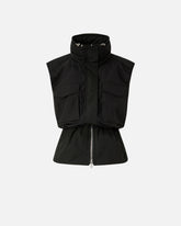 Piumino smanicato con coulisse - | Pinko
