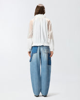 Technical jacket with sheer inserts - | Pinko