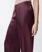 Pantaloni in satin - | Pinko