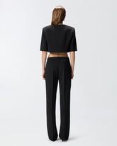 Veste spencer à boutons bijoux - | Pinko