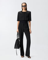 Giacca spencer con bottoni gioiello - | Pinko